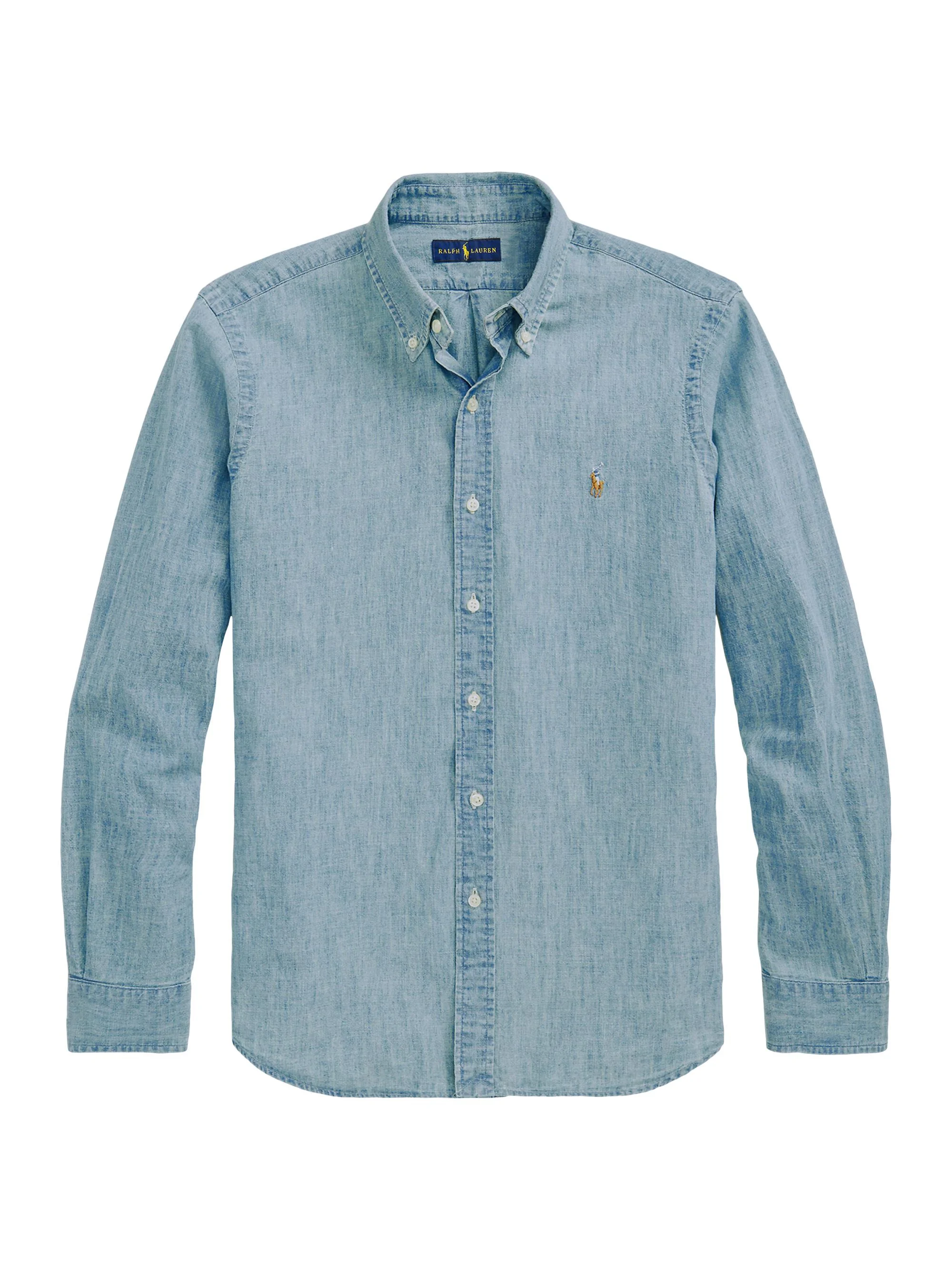 Men's Classic-Fit Chambray Shirt - Chambray - 1
