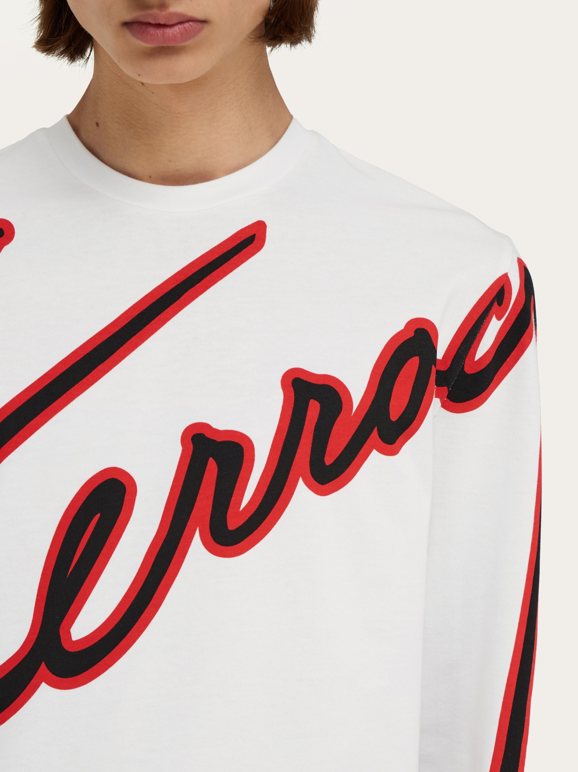 Long sleeved T-shirt with embroidered logo - 4