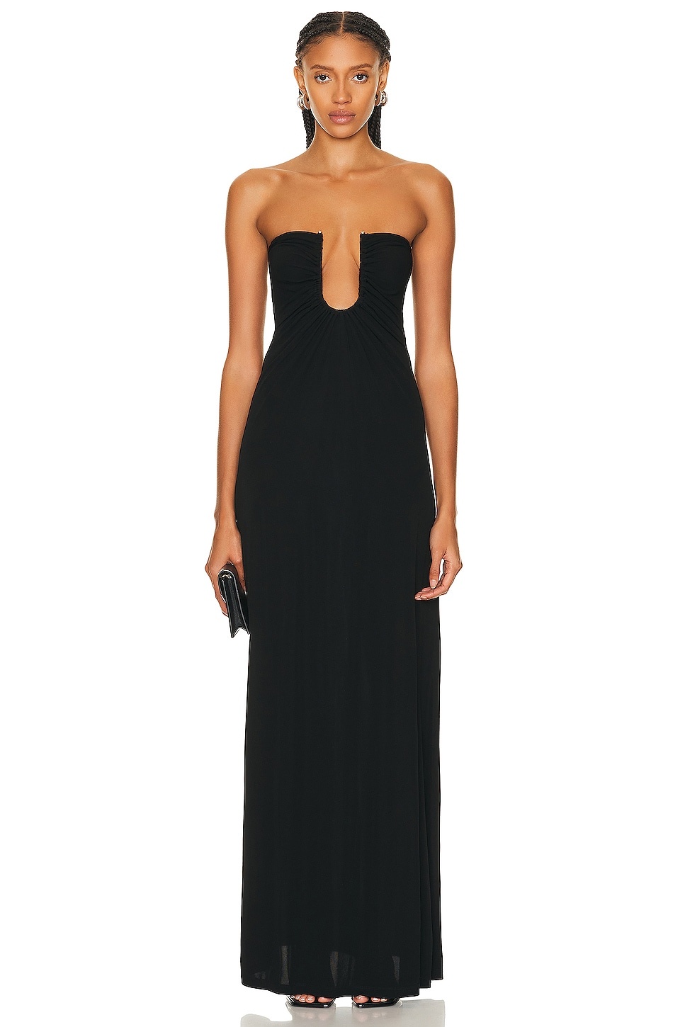 Christopher Esber Infinity Negative Space Cutout Woven Maxi Dress