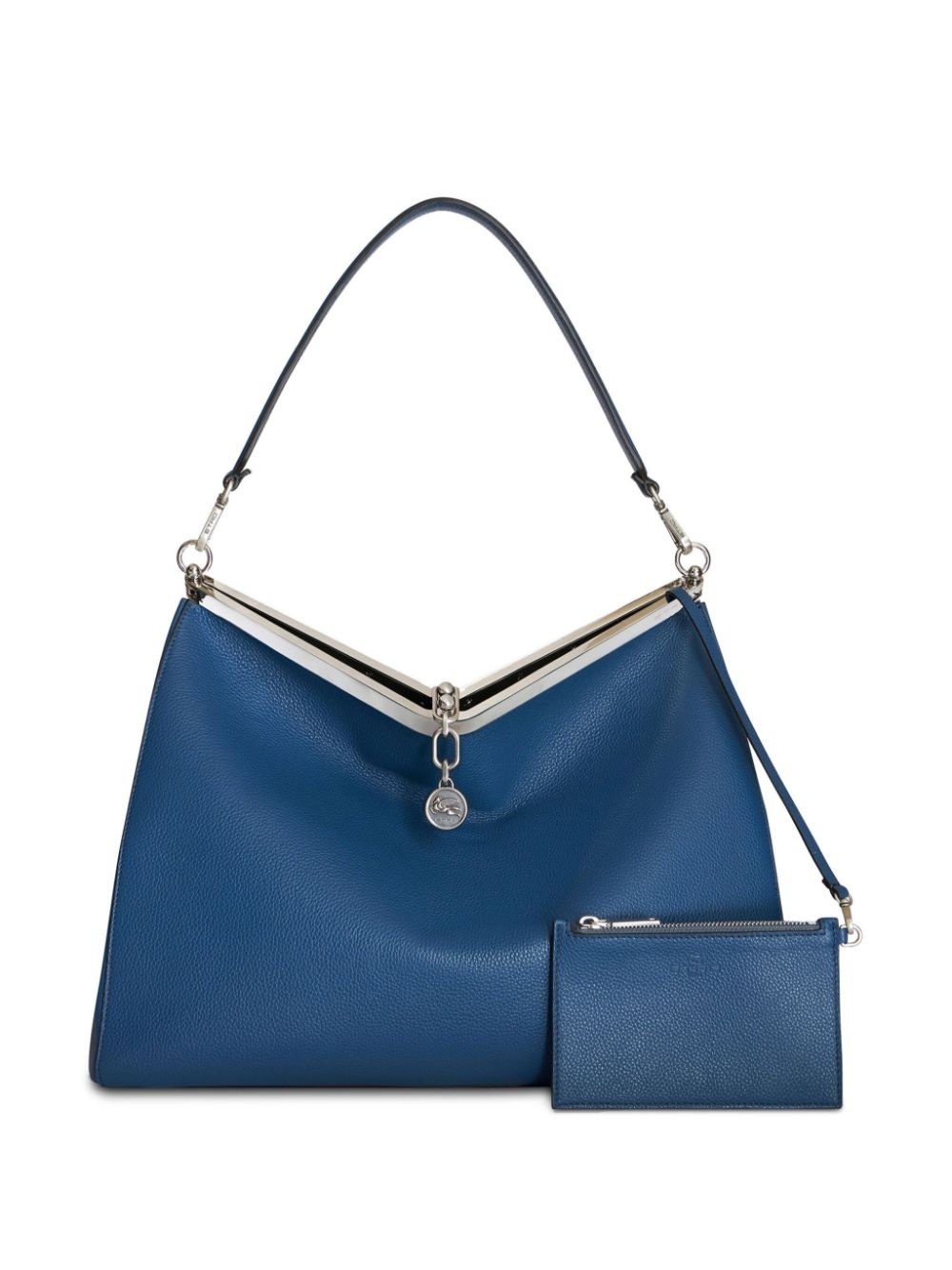 Vela leather shoulder bag - 7