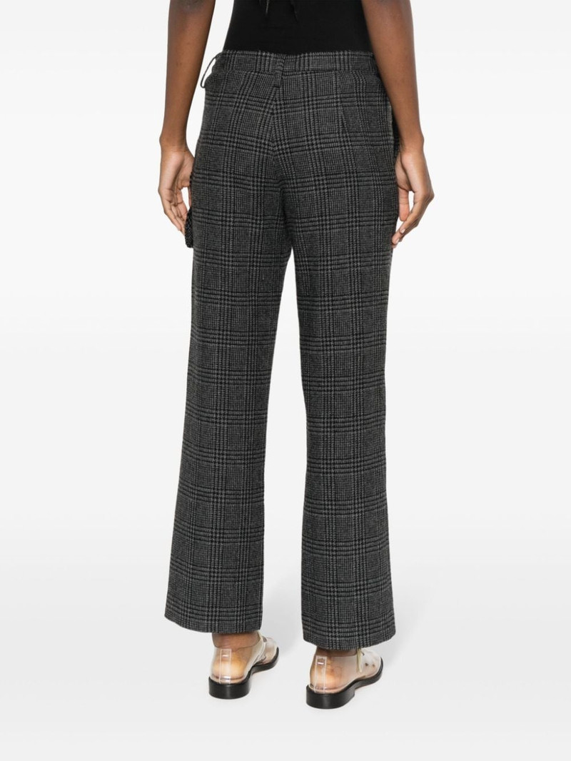 houndstooth straight-leg trousers 4