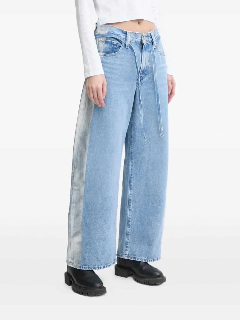 side-panel jeans - 1