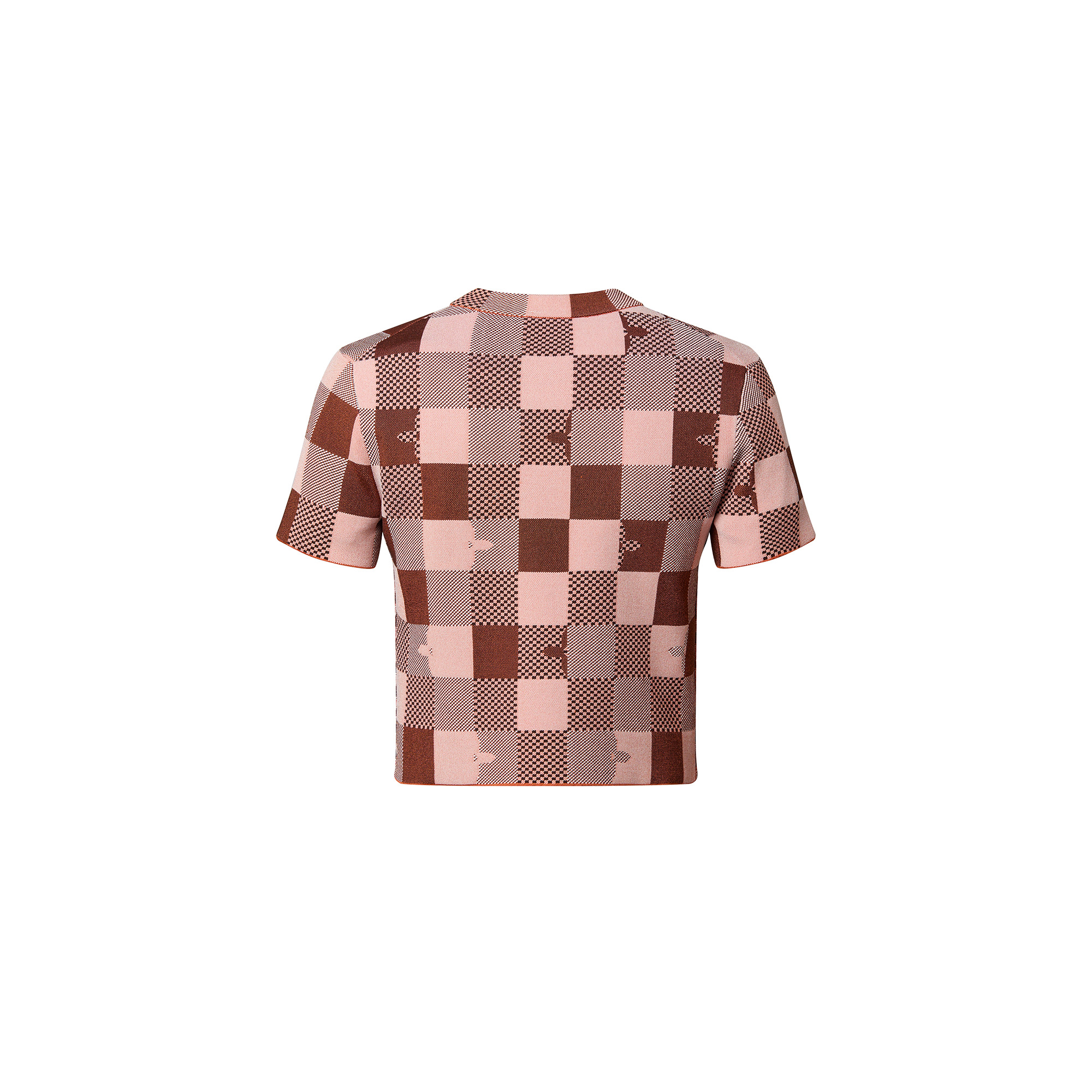 Pop Monogram Damier Knit Sporty Top - 3
