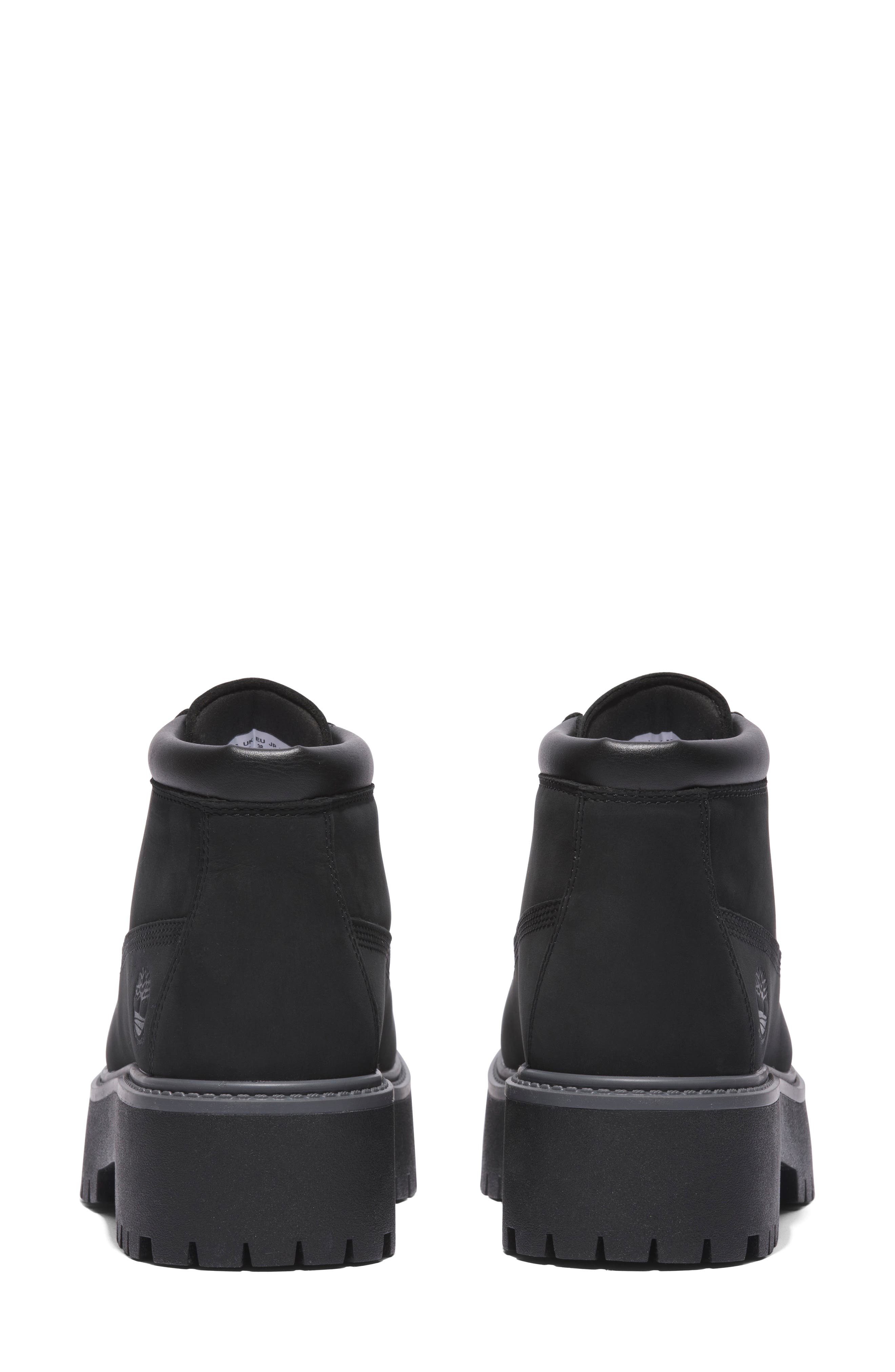 Timberland Stone Street Platform Waterproof Chukka Boot in Jet Black at Nordstrom - 5