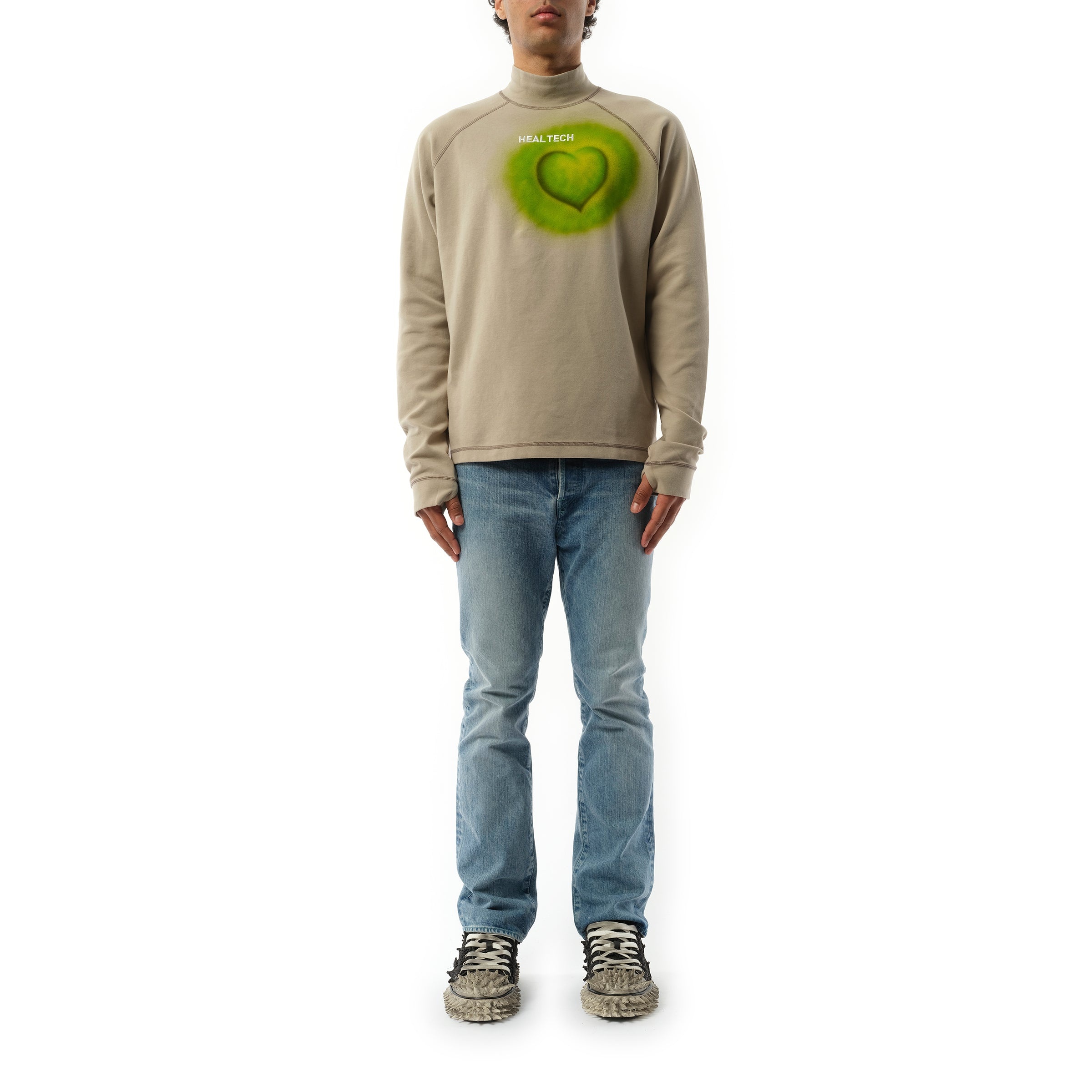 Healtech Airbrush High Neck in Khaki - 4
