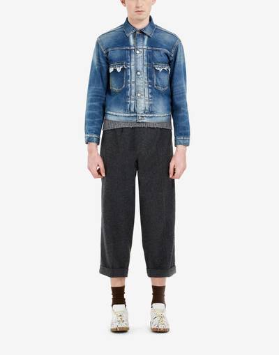 Maison Margiela Cropped denim jacket outlook