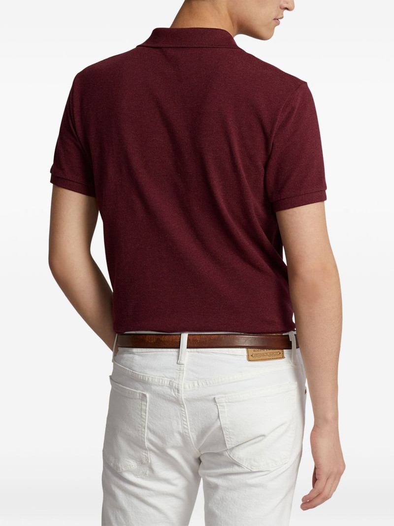 logo-embroidered polo shirt 4