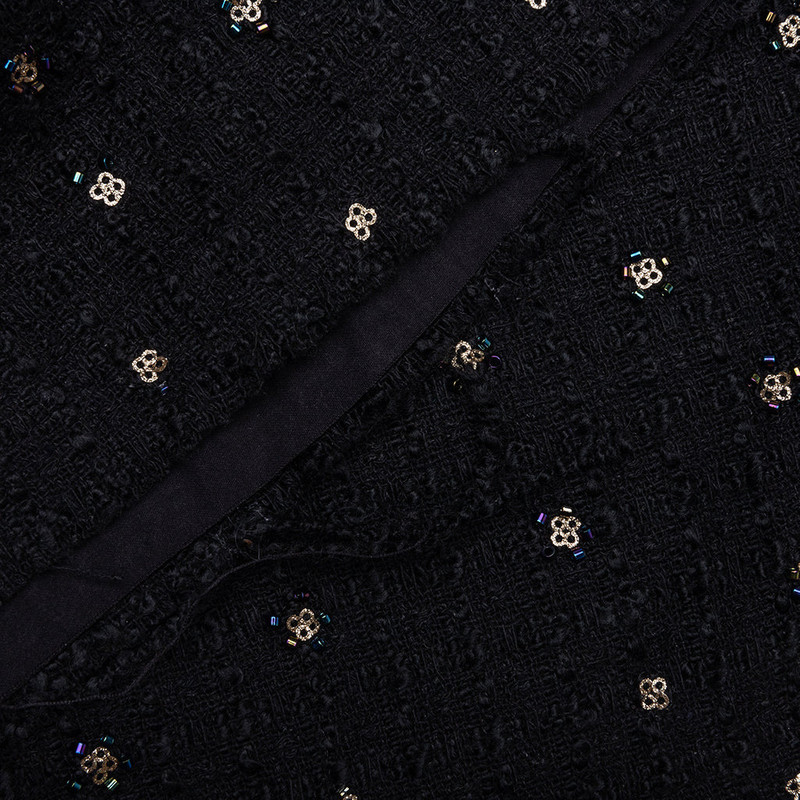 BEADED SHORTS - BLACK 4