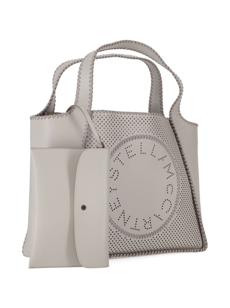 Stella McCartney logo-detail top-handle tote bag outlook