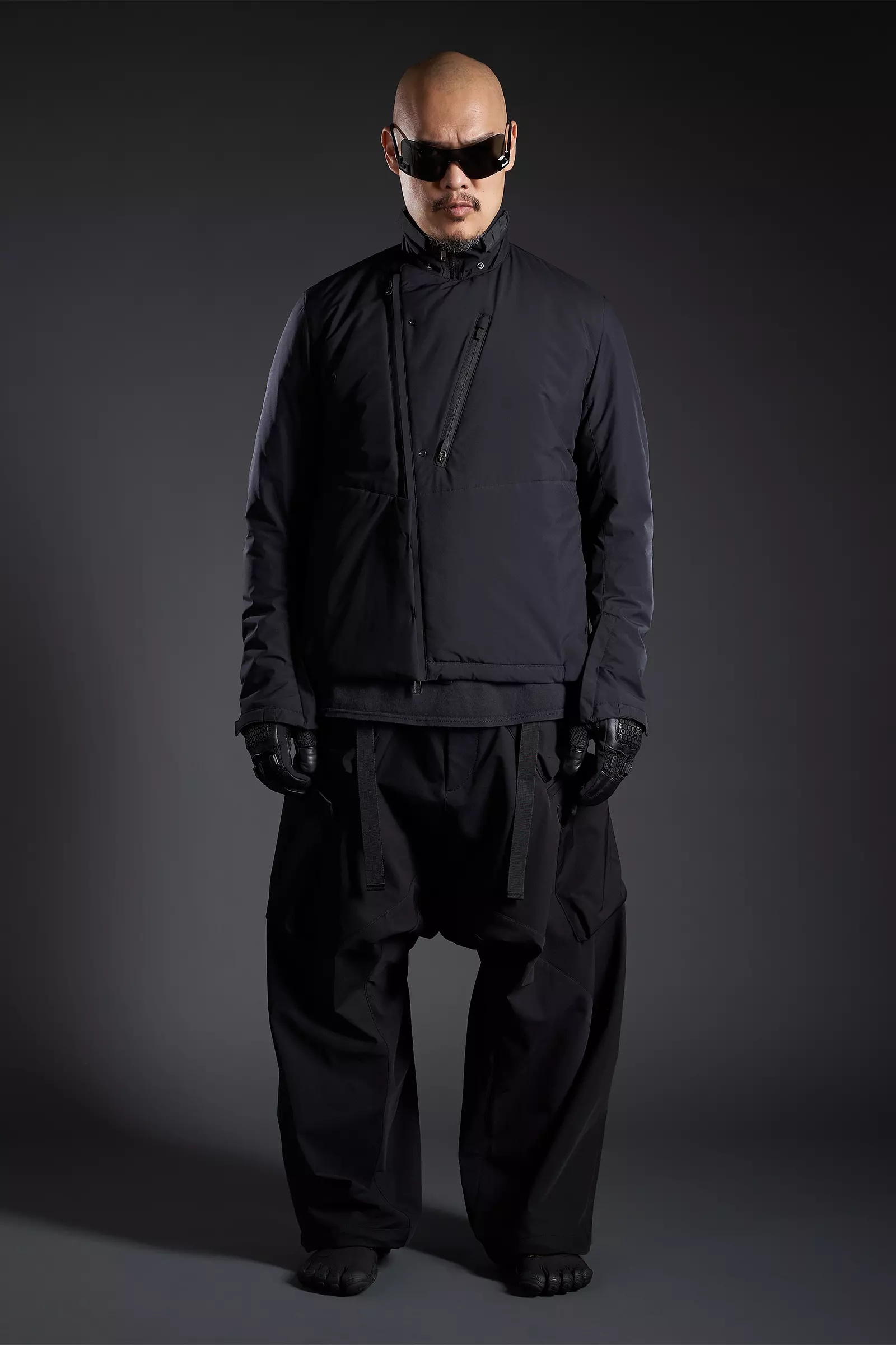 J68-PL 2L Gore-Tex Windstopper® Primaloft®  Rider Jacket Black - 20