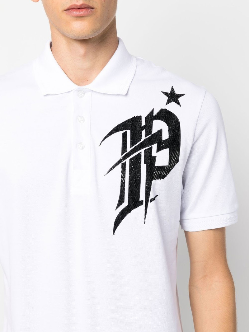 logo-print polo shirt 5