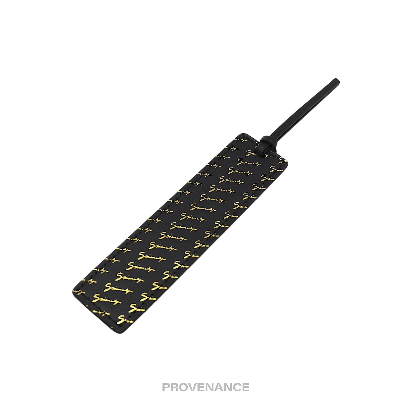 Givenchy Bookmark - Black Gold Leather Monogram - 4