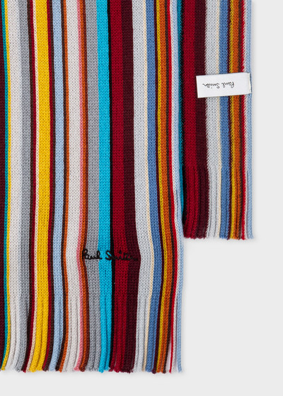 Paul Smith Merino Wool 'Signature Stripe' Scarf outlook