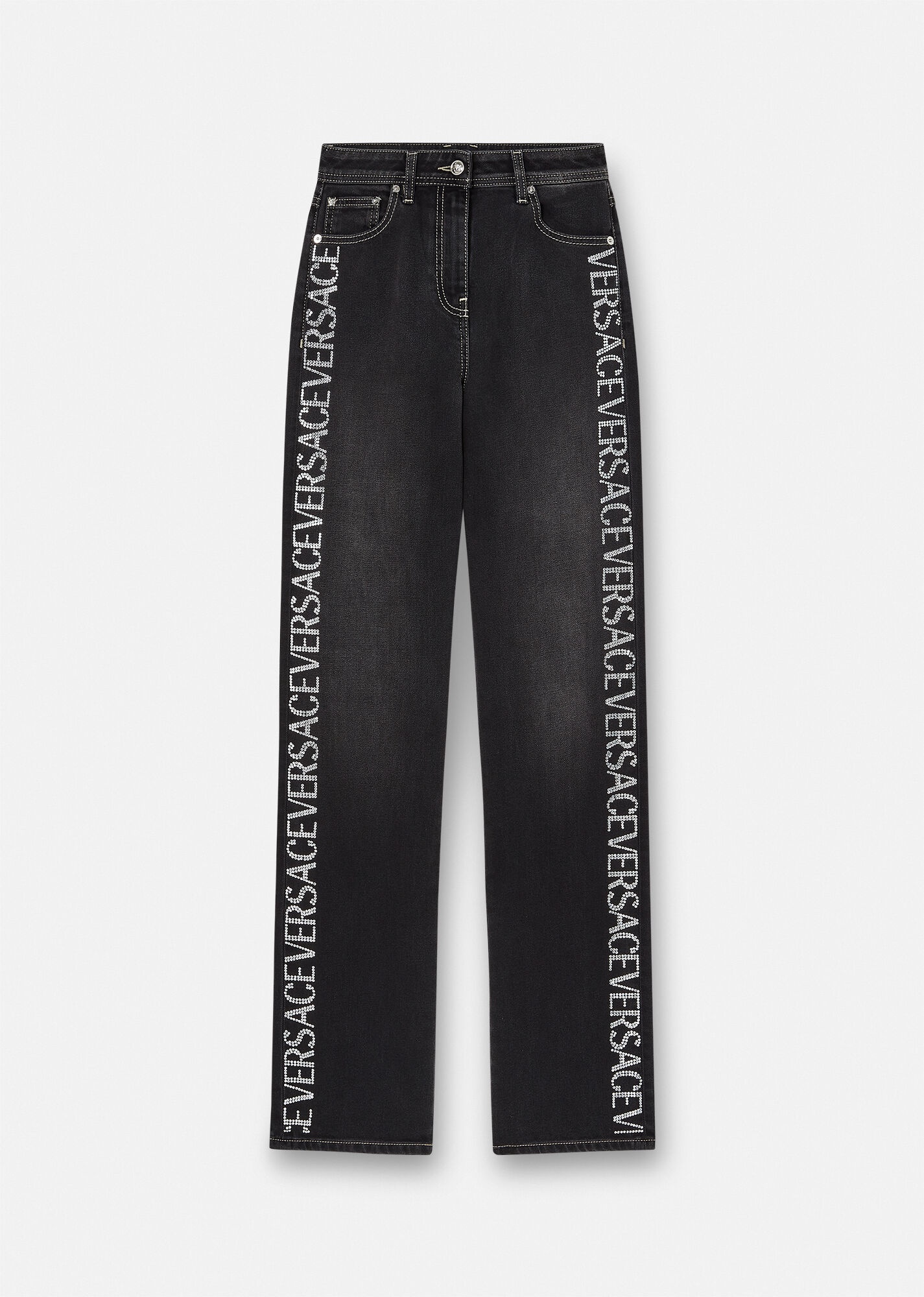 Crystal Versace Allover Jeans - 1