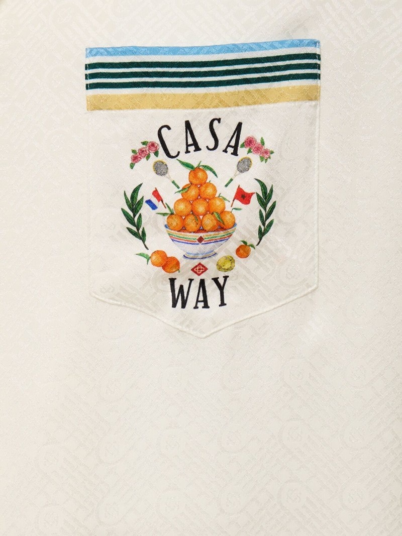 Casa Way printed silk shirt - 4