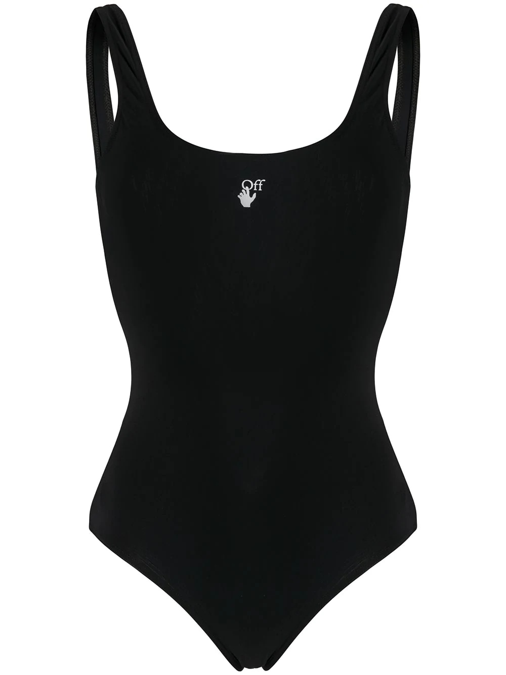 core logo print swimsuit - 1