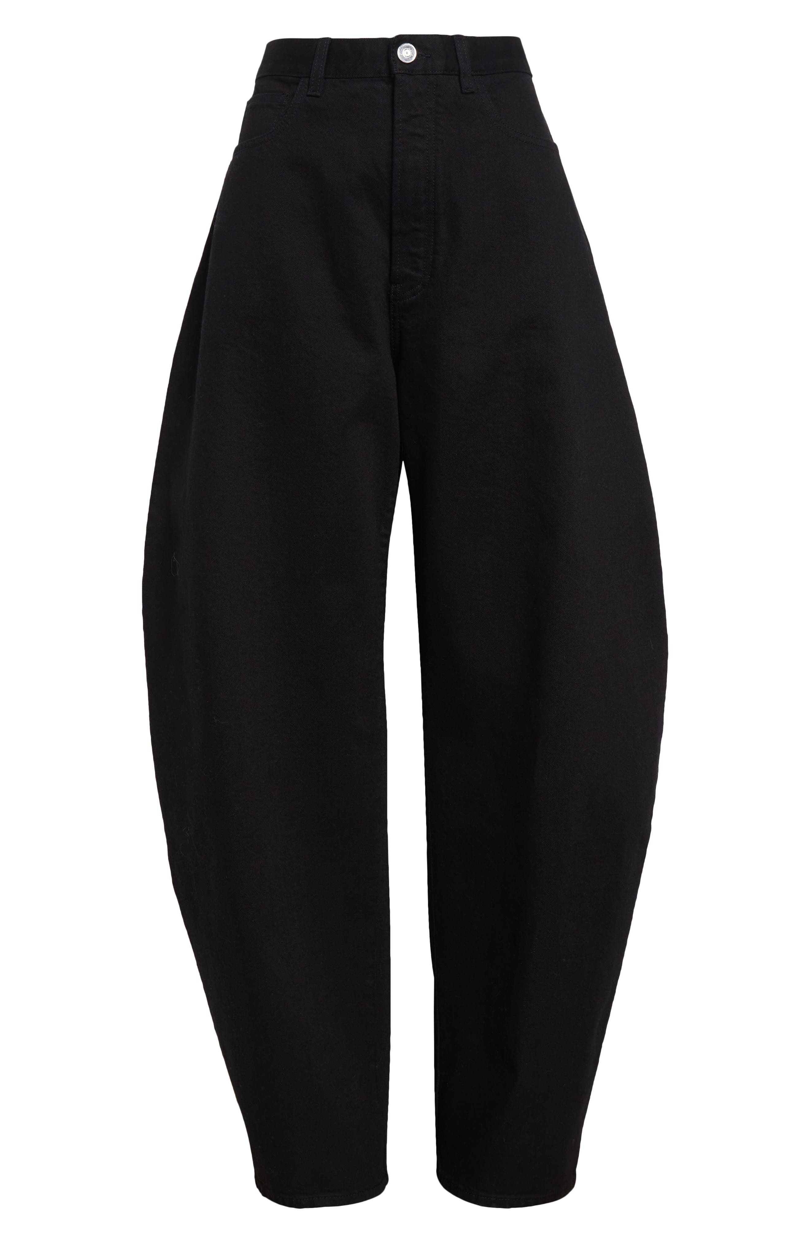 Alaïa Round Jeans in Noir Alaia at Nordstrom - 5