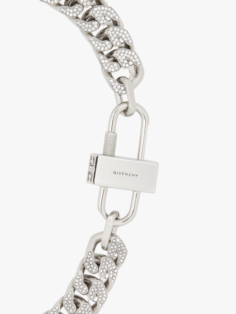 Givenchy G CHAIN NECKLACE WITH CRYSTALS outlook
