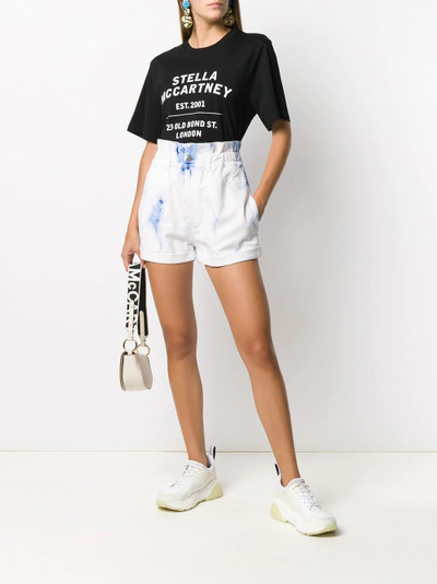 Stella McCartney high-waist denim shorts outlook