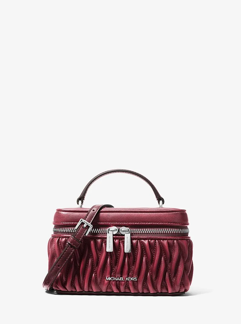 Vivi Small Matelassé Burnished Vanity Crossbody Bag - 1