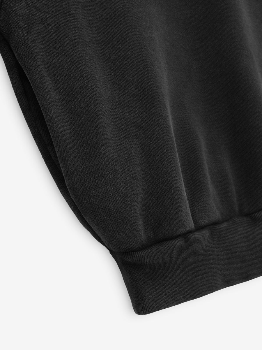 French Terry Overlapped Hoodie - 3