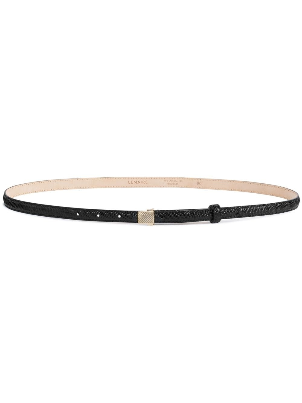 skinny leather belt - 1