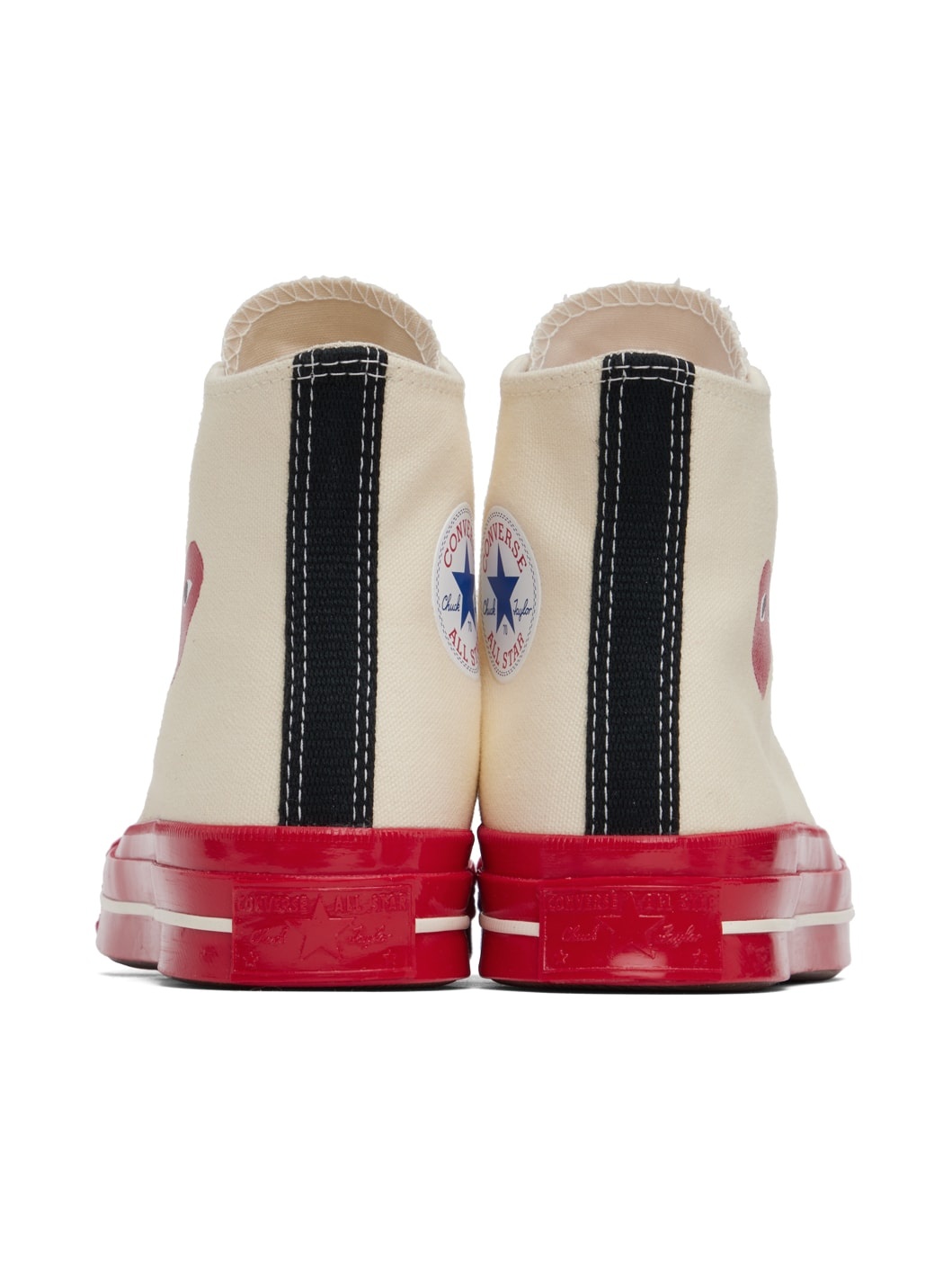 Off-White & Red Converse Edition PLAY Chuck 70 High-Top Sneakers - 2