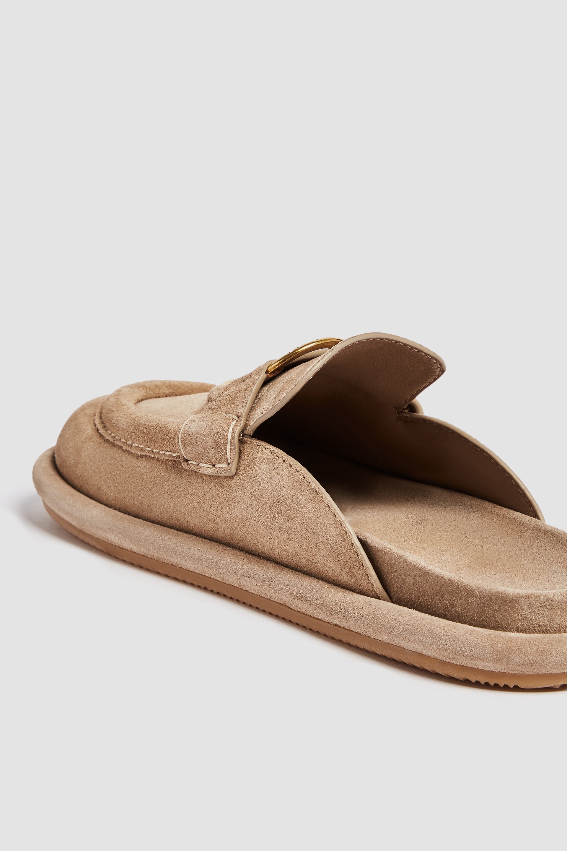 Moncler Bell Suede Mules | REVERSIBLE