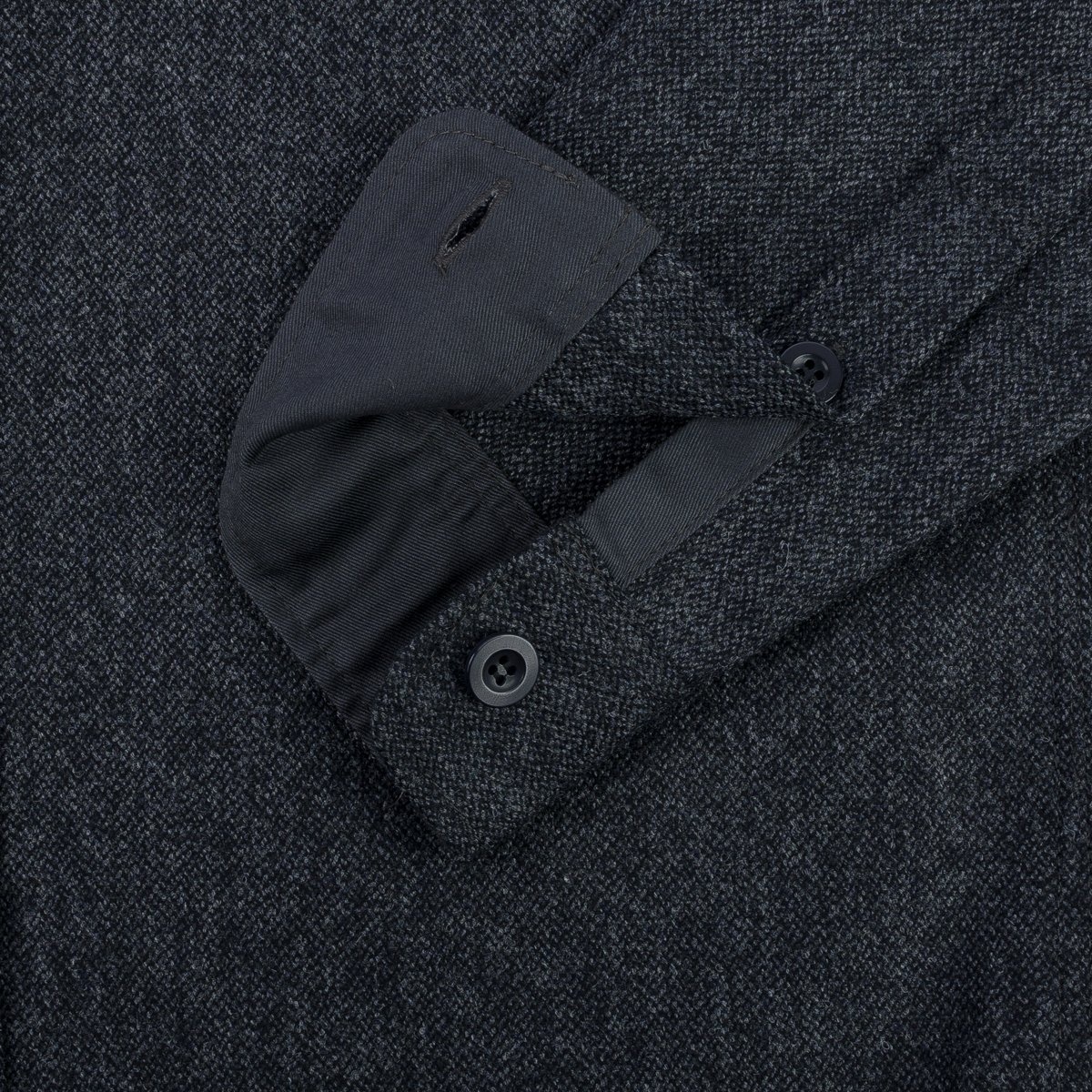 IHDR-434-ABC 14oz Fox Brothers® Arsenic Barleycorn Flannel CPO Shirt - Grey - 11