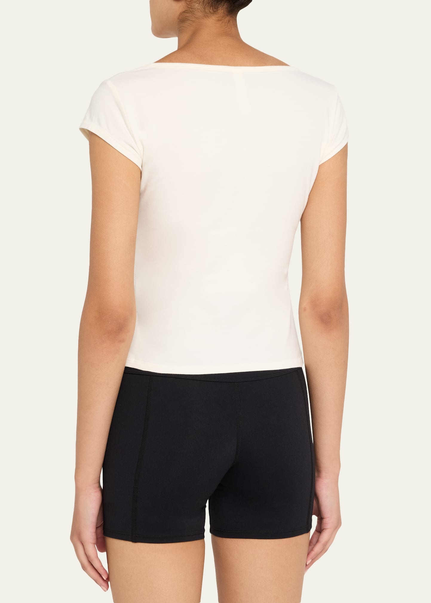 Scoop-Neck Cotton Jersey Tee - 3