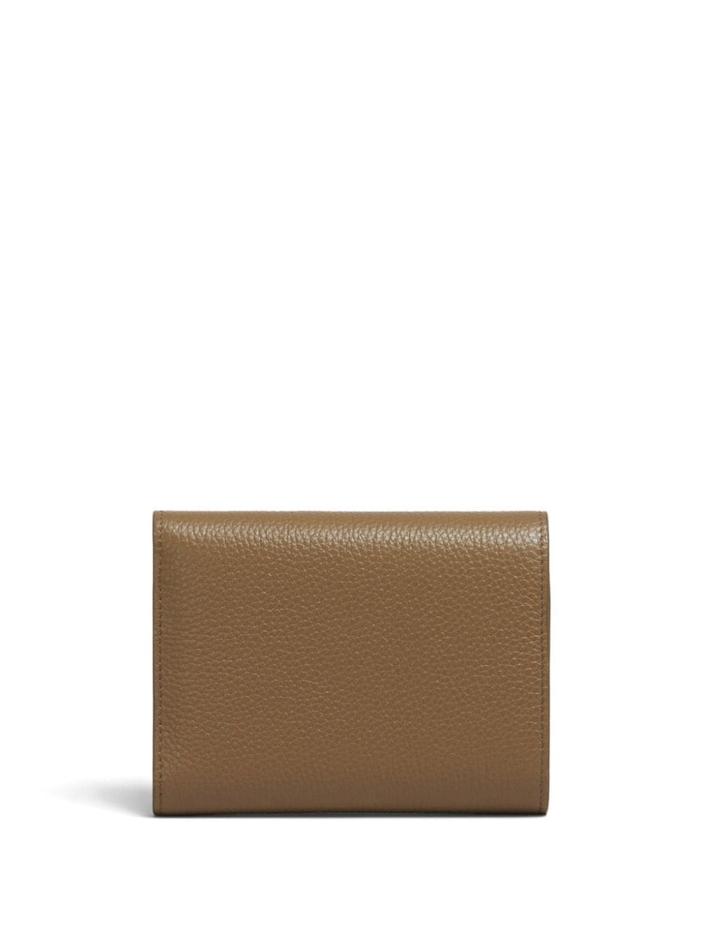 logo embroidered leather wallet - 2