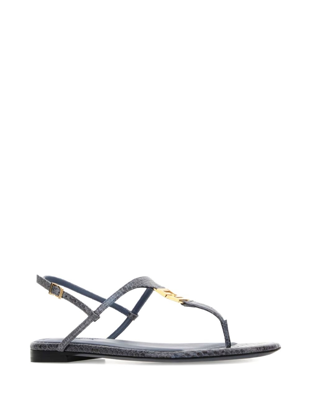 FFold leather logo sandals - 2
