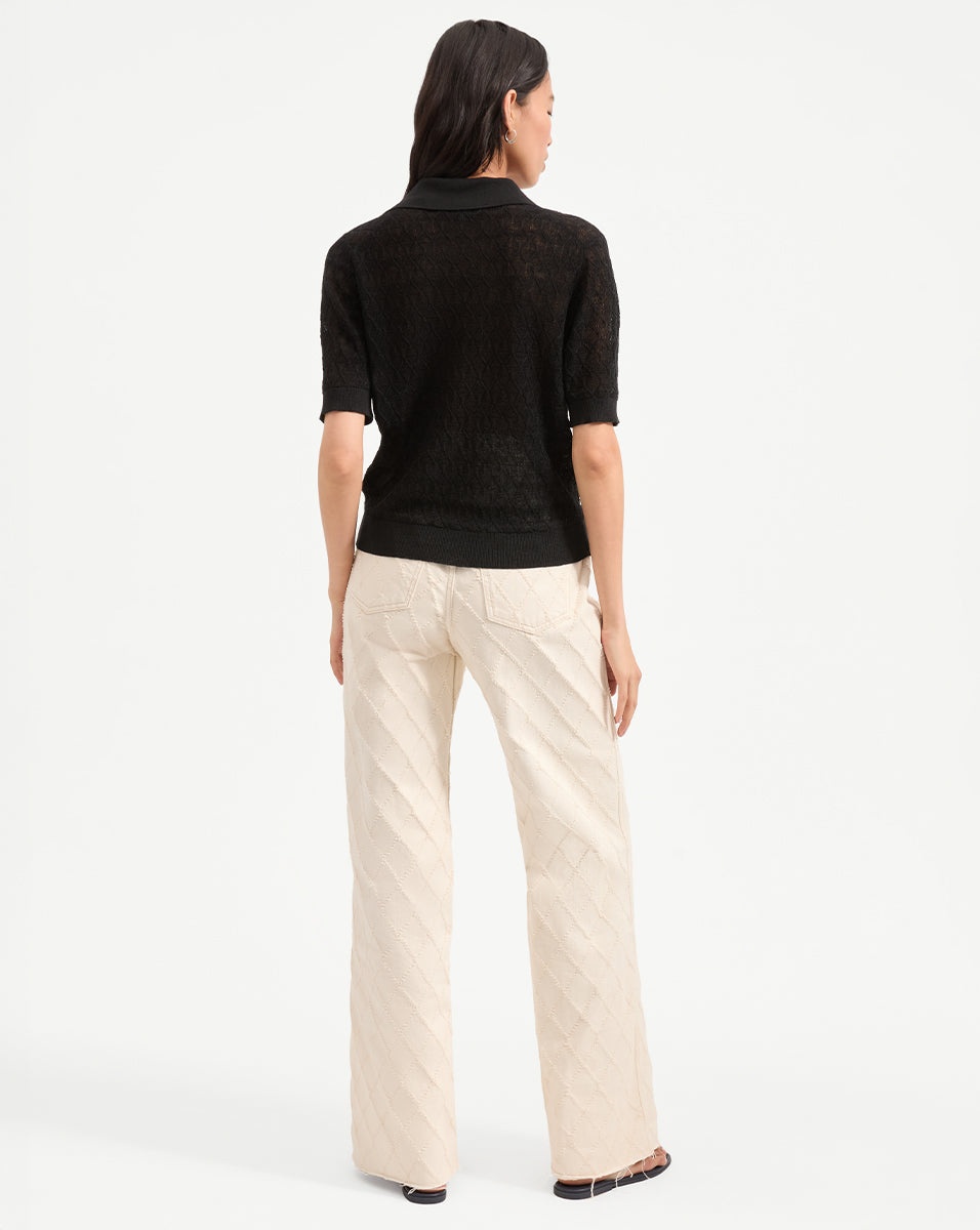 ISSA KNIT POLO - 5