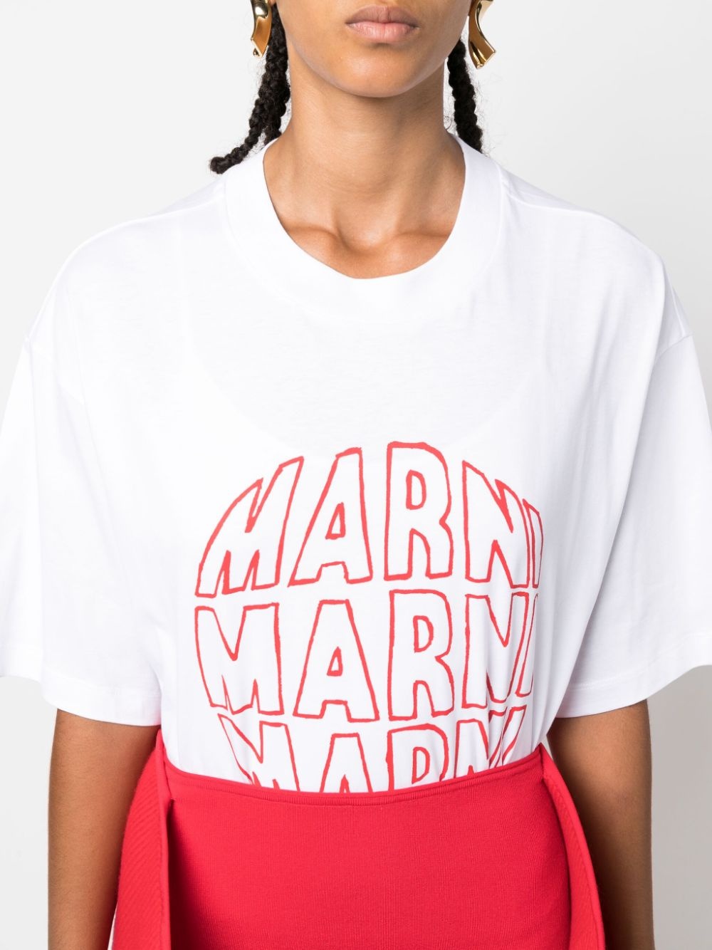 logo-print cotton T-shirt - 5