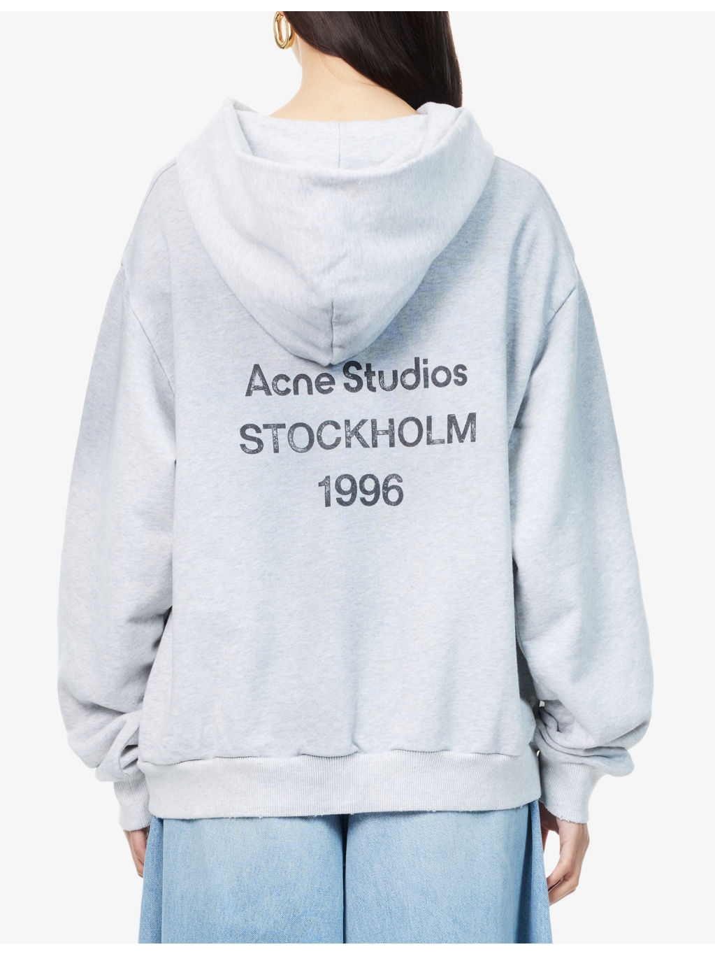 Oversized Brand-Print Cotton-Blend Hoody - 4