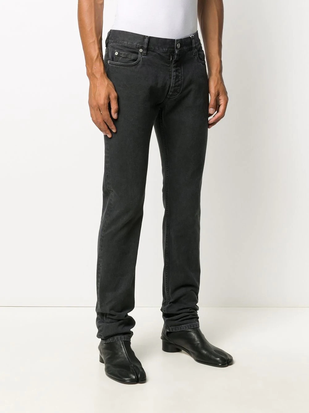 straight leg slim-fit jeans - 3