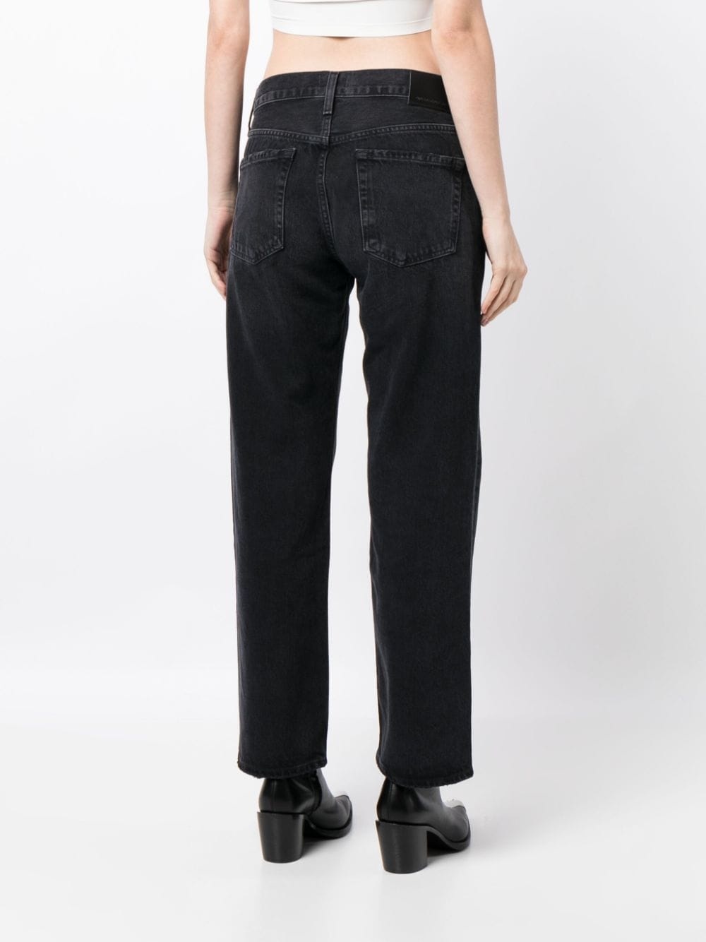 Neve organic cotton cropped jeans - 4