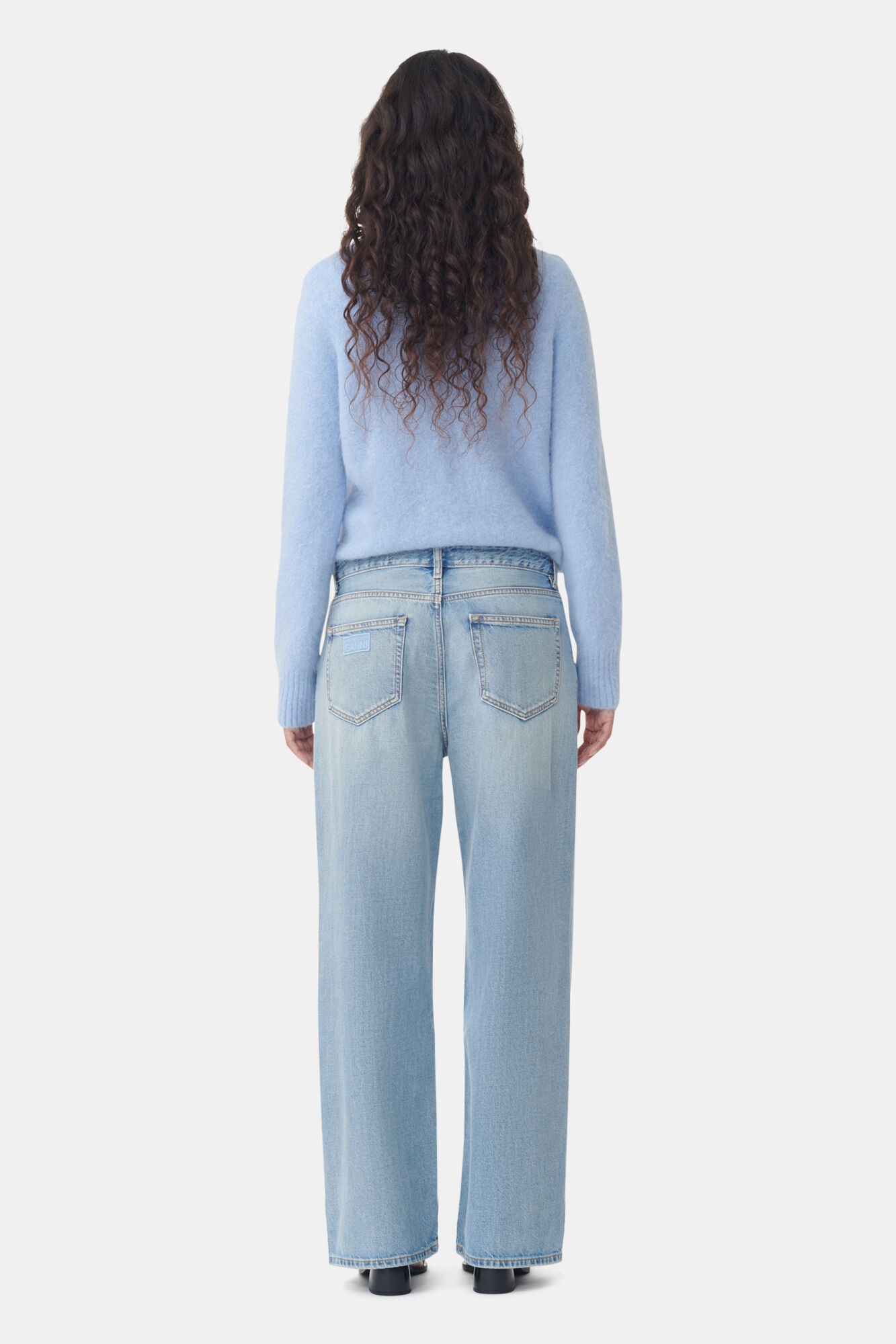 LIGHT BLUE VINTAGE IZEY JEANS - 4