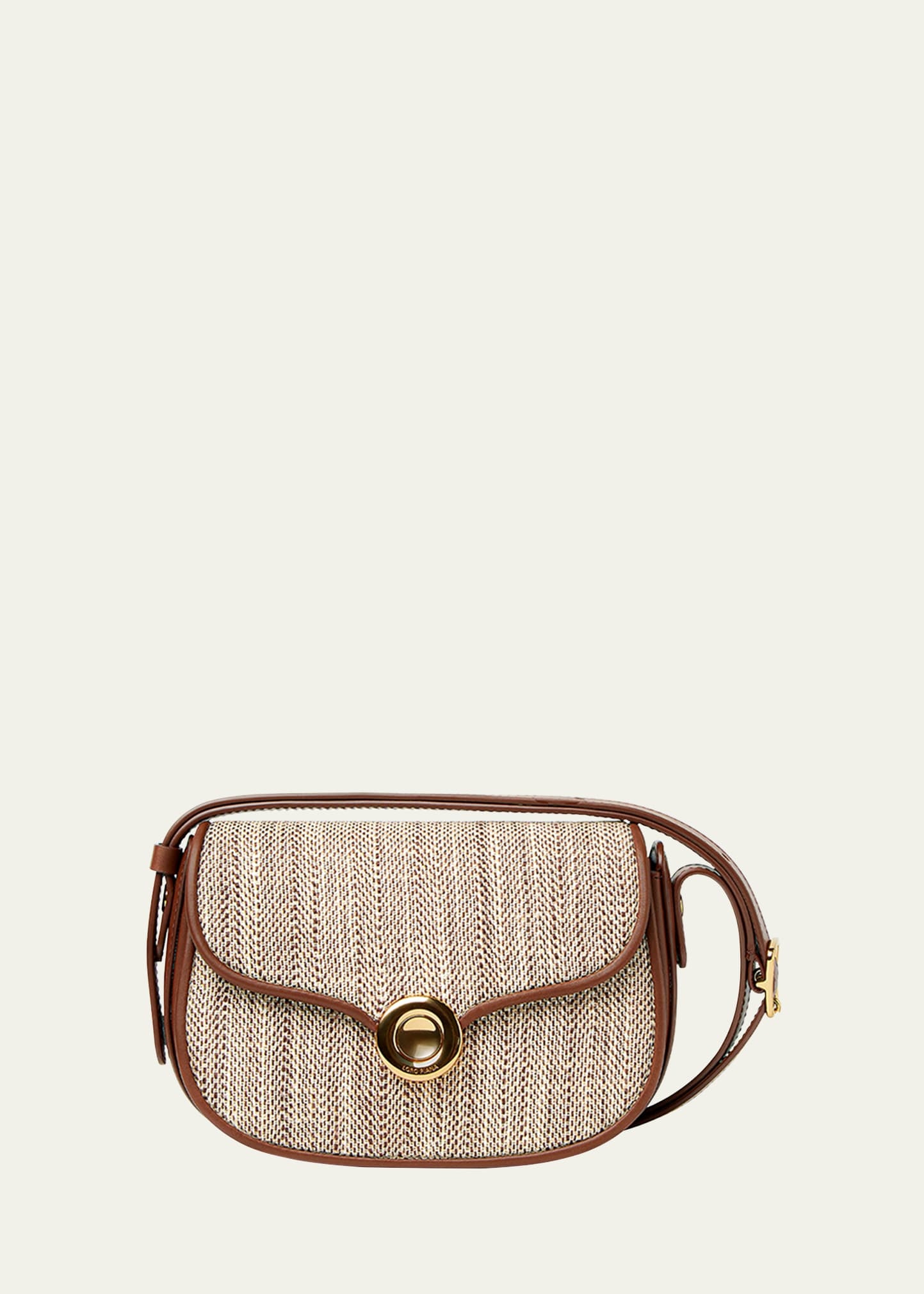 Mini Ghiera Chevron Bag in Silk Blend - 1