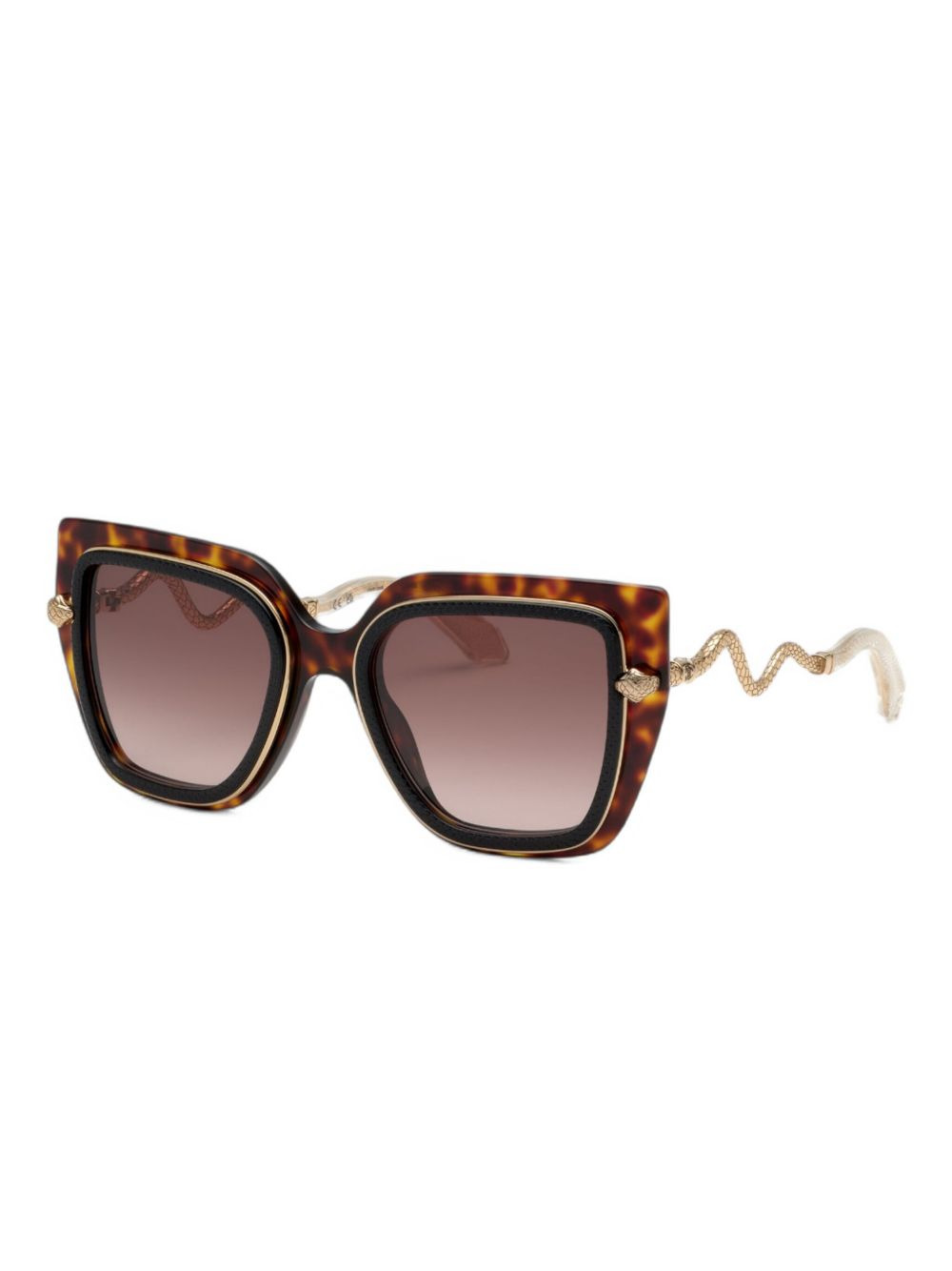 tortoiseshell oversized sunglasses - 2