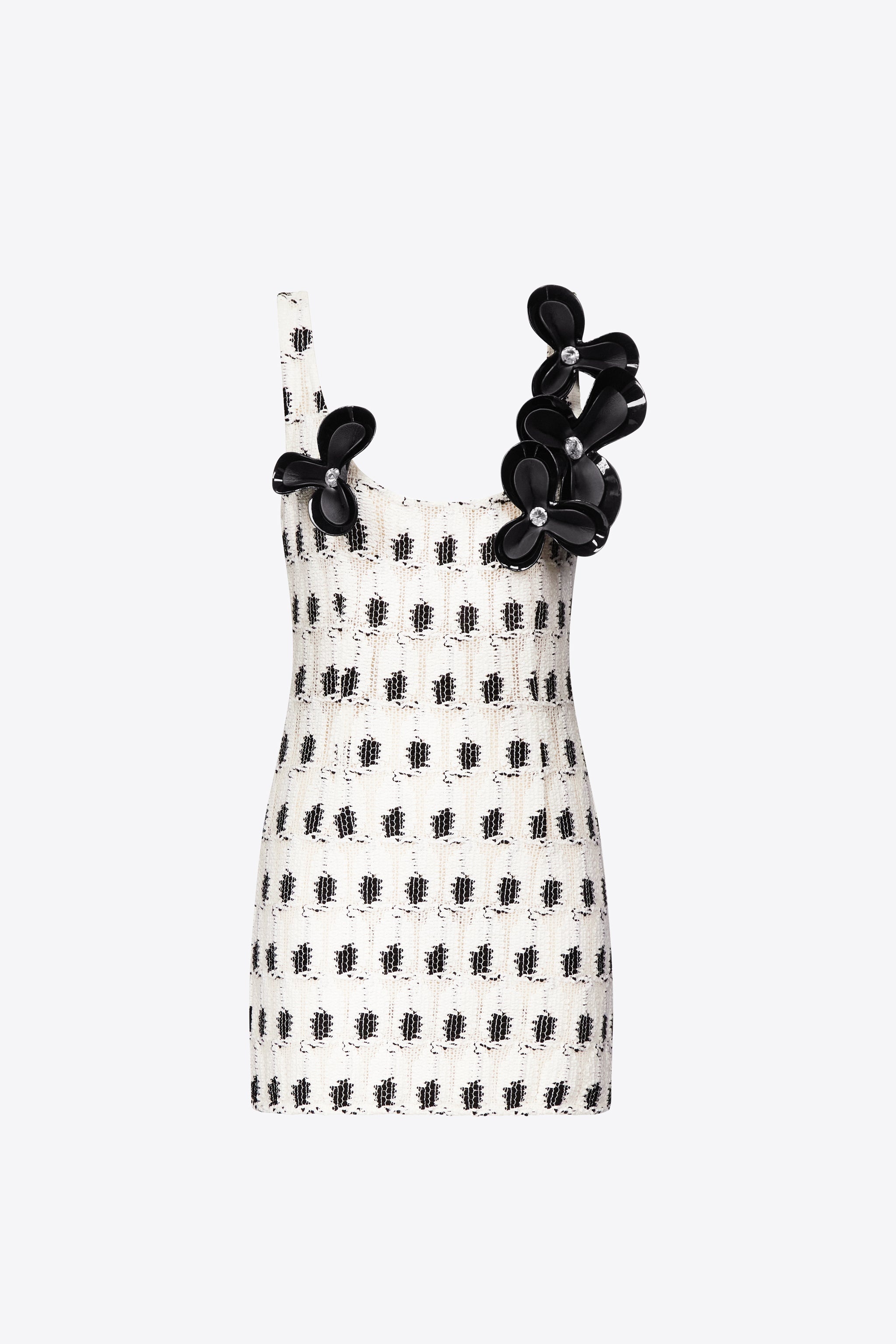 CROCHET EYE TANK DRESS - 1