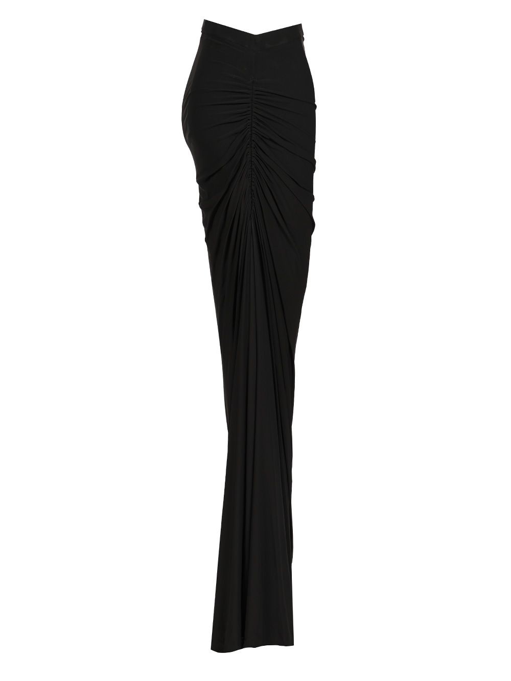 Long Draped Skirt Skirts Black - 3