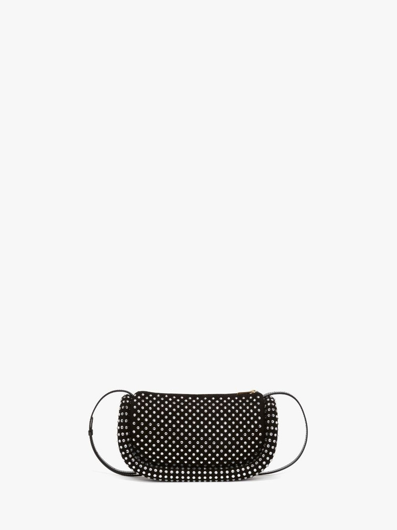 BUMPER-12 LEATHER CROSSBODY BAG WITH CRYSTAL 1