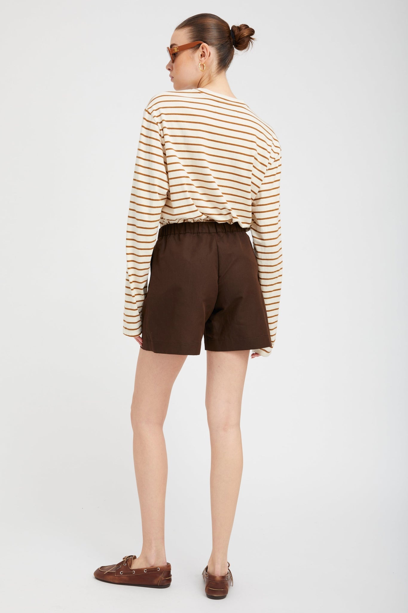 AMERICANO LINEN CULOTTE SHORTS - 4