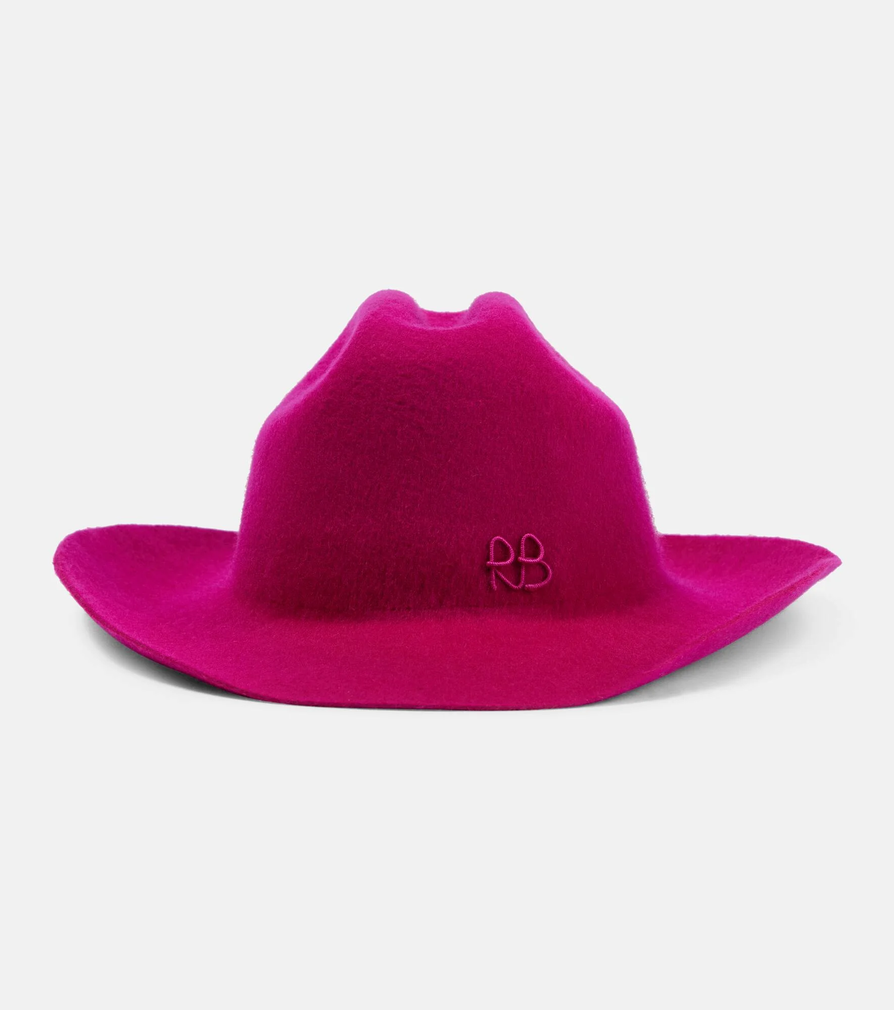 monogram fedora hat - 1