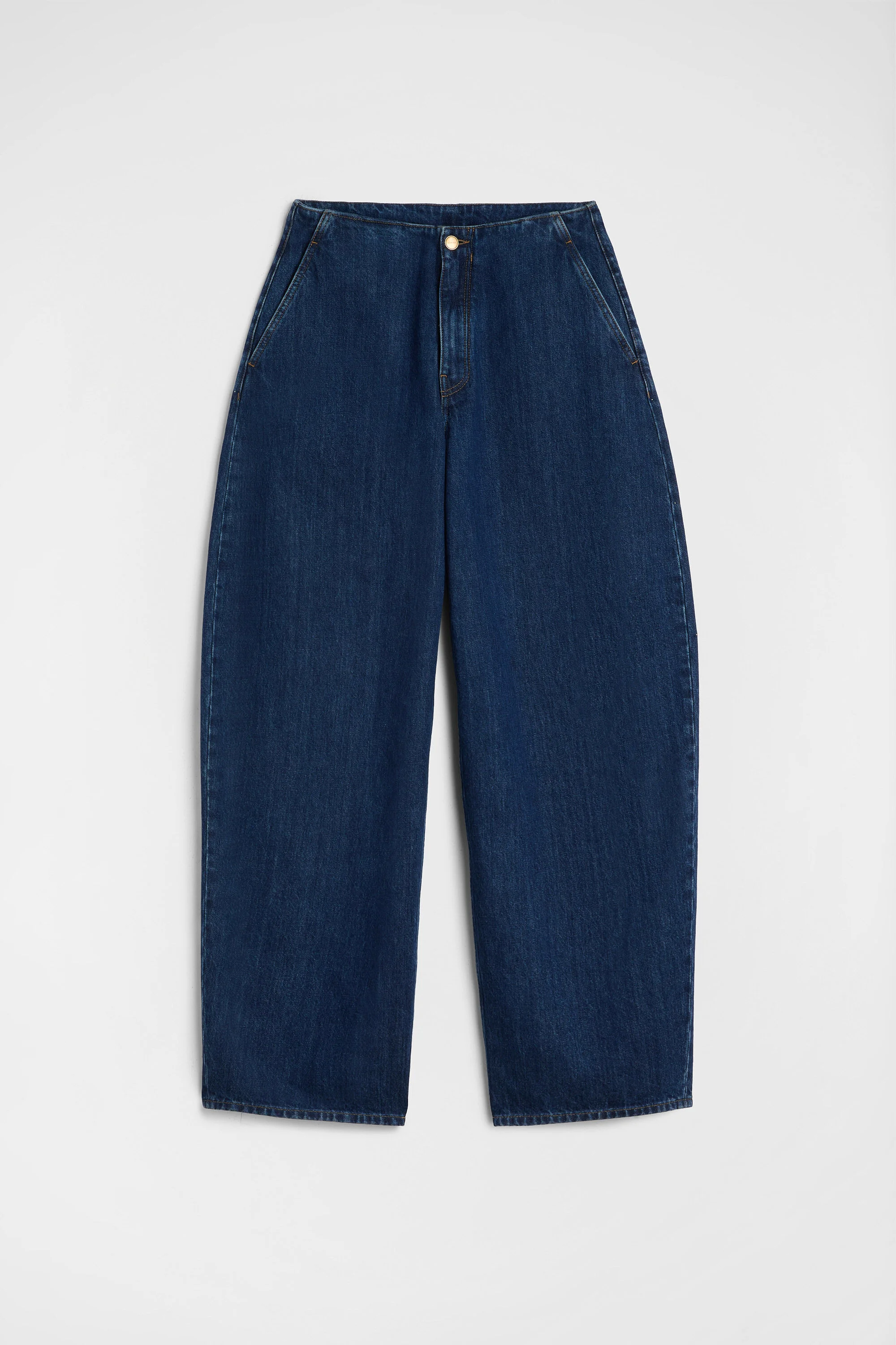 Relaxed Lightweight Denim Trousers - 1