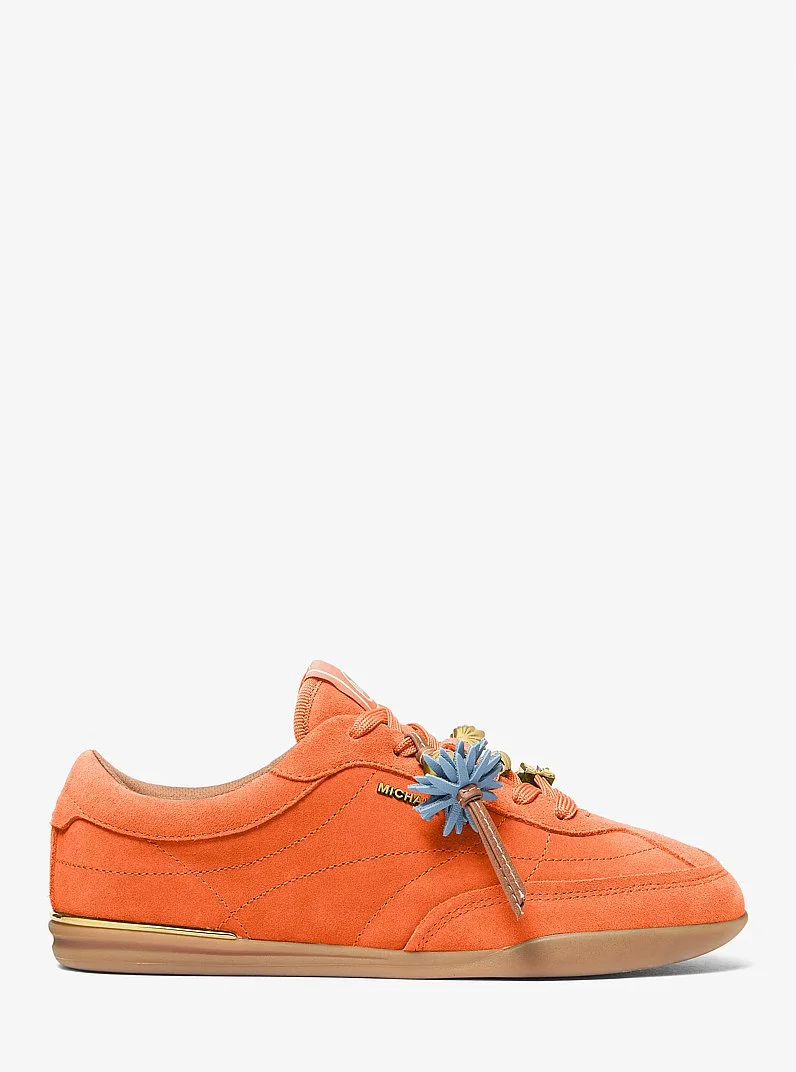 Nolan Embellished Suede Sneaker - 1