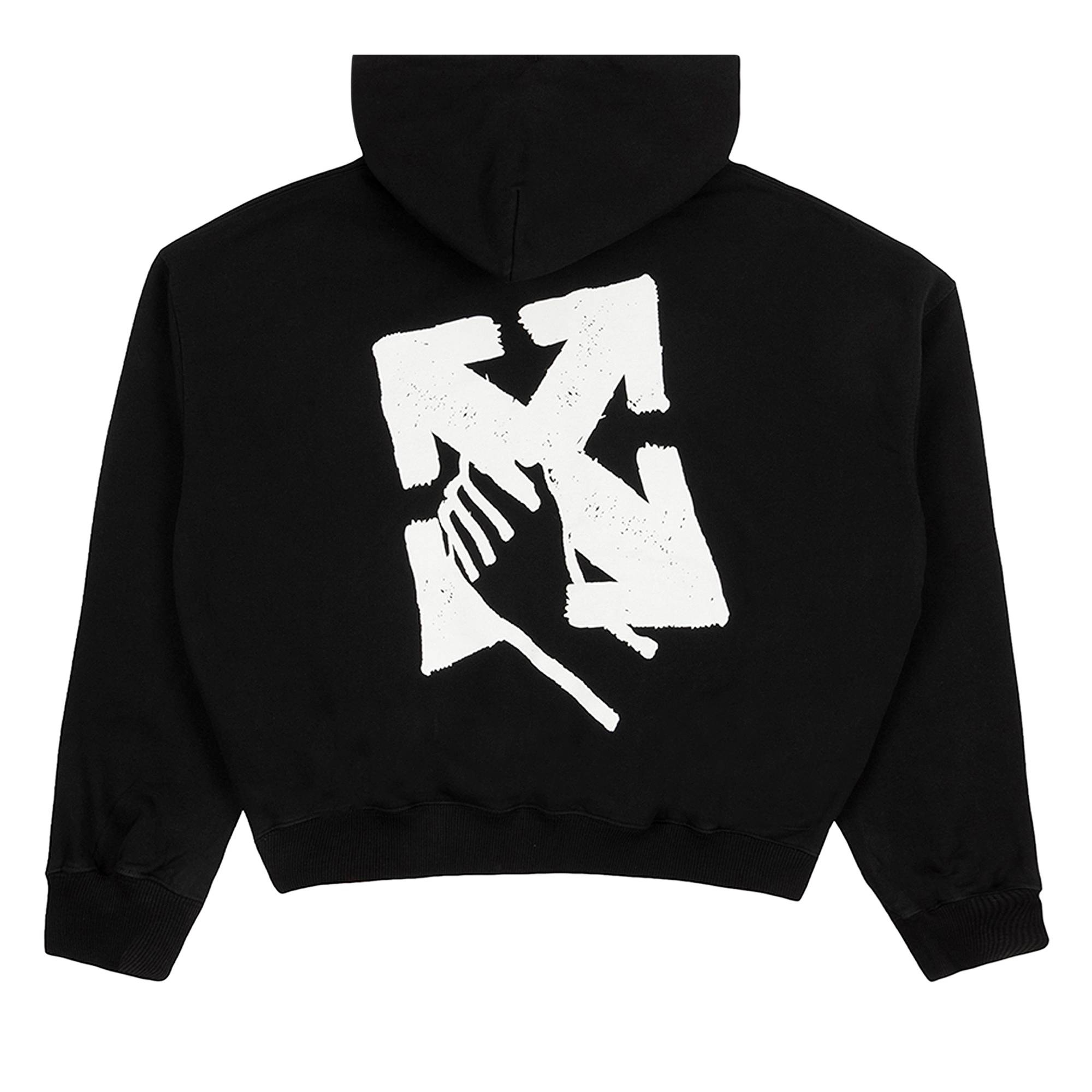 Off-White Hand Arrow Boxy Hoodie 'Black/White' - 2