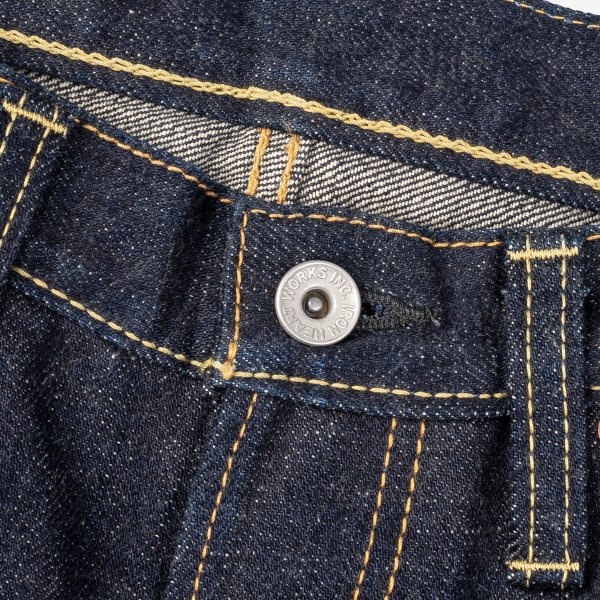 IH-777S-18 18oz Vintage Selvedge Denim Slim Taper Indigo - 6