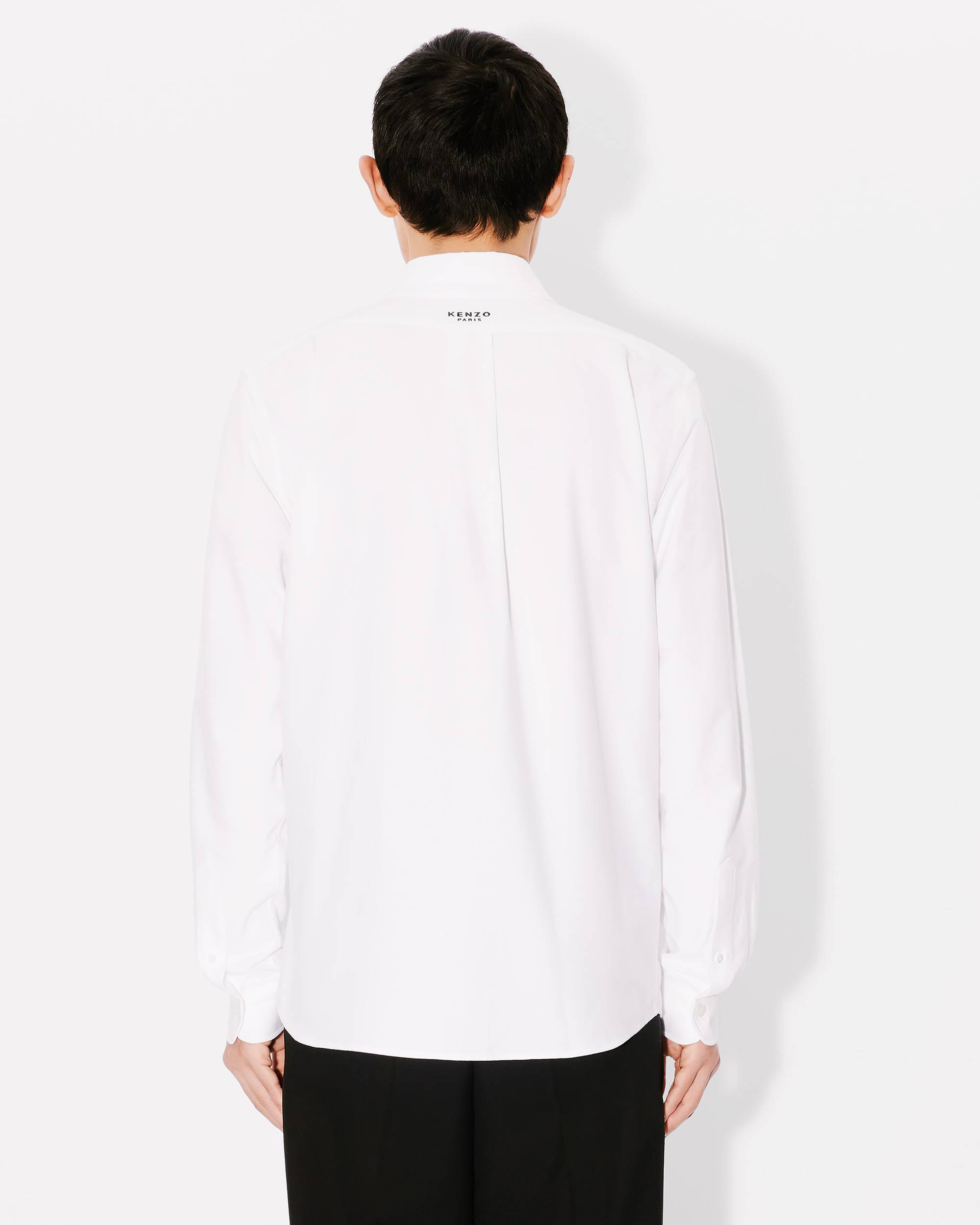 'Boke Flower' embroidered casual shirt - 4